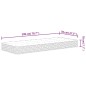 vidaXL Matratze Bonnell-Federkern Mittel 70x200 cm vidaXL Matratze Bonnell-Federkern Mittel 70x200 cm