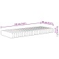 vidaXL Matratze Schaumstoff Mittelweich 90x190 cm vidaXL Matratze Schaumstoff Mittelweich 90x190 cm