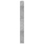 vidaXL Schuhschrank mit Spiegel 5 Fächer Betongrau 63x17x169,5 cm vidaXL Schuhschrank mit Spiegel 5 Fächer Betongrau 63x17x169,5 cm