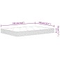 vidaXL Matratze Bonnell-Federkern Mittel 140x190 cm vidaXL Matratze Bonnell-Federkern Mittel 140x190 cm