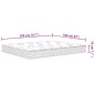 vidaXL Matratze Bonnell-Federkern Mittel 160x200 cm vidaXL Matratze Bonnell-Federkern Mittel 160x200 cm