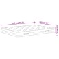 vidaXL Matratze Bonnell-Federkern Mittel 160x200 cm vidaXL Matratze Bonnell-Federkern Mittel 160x200 cm