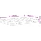 vidaXL Matratze Bonnell-Federkern Mittel 140x200 cm vidaXL Matratze Bonnell-Federkern Mittel 140x200 cm