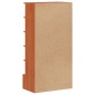 vidaXL Schuhregal Wachsbraun 52x30x104 cm Massivholz Kiefer vidaXL Schuhregal Wachsbraun 52x30x104 cm Massivholz Kiefer