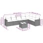 vidaXL 8-tlg. Garten-Sofagarnitur mit Kissen Schwarz Poly Rattan vidaXL 8-tlg. Garten-Sofagarnitur mit Kissen Schwarz Poly Rattan