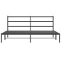 vidaXL Bettgestell mit Kopfteil Metall Schwarz 183x213 cm vidaXL Bettgestell mit Kopfteil Metall Schwarz 183x213 cm
