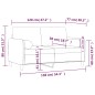 vidaXL 2-Sitzer-Sofa mit Zierkissen Rosa 120 cm Samt vidaXL 2-Sitzer-Sofa mit Zierkissen Rosa 120 cm Samt