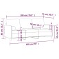 vidaXL 3-Sitzer-Sofa mit Zierkissen Weinrot 180 cm Samt vidaXL 3-Sitzer-Sofa mit Zierkissen Weinrot 180 cm Samt