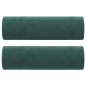 vidaXL 2-Sitzer-Sofa mit Zierkissen Dunkelgrün 140 cm Samt vidaXL 2-Sitzer-Sofa mit Zierkissen Dunkelgrün 140 cm Samt
