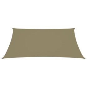 vidaXL Sonnensegel Oxford-Gewebe Rechteckig 2,5x4,5 m Beige