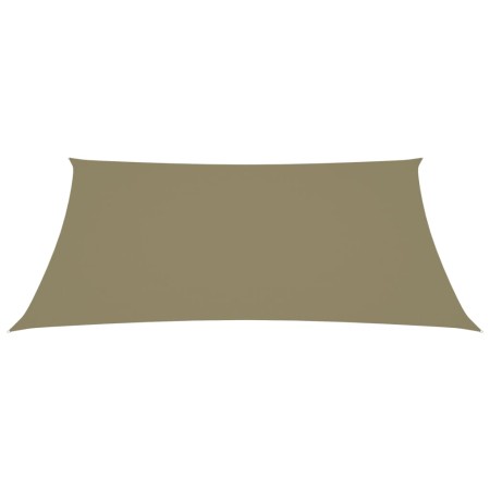vidaXL Sonnensegel Oxford-Gewebe Rechteckig 2,5x4,5 m Beige