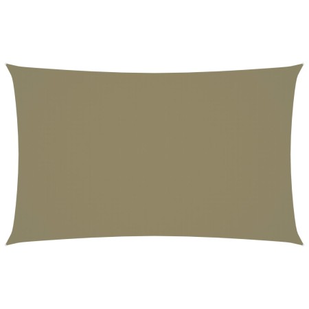 vidaXL Sonnensegel Oxford-Gewebe Rechteckig 3x6 m Beige