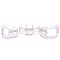 vidaXL 3-tlg. Sofagarnitur mit Kissen Creme Stoff vidaXL 3-tlg. Sofagarnitur mit Kissen Creme Stoff