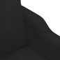 vidaXL 2-Sitzer-Sofa Schwarz 120 cm Stoff vidaXL 2-Sitzer-Sofa Schwarz 120 cm Stoff