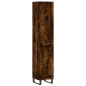 Highboard Räuchereiche 34,5x34x180 cm Holzwerkstoff Highboard Räuchereiche 34,5x34x180 cm Holzwerkstoff