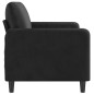 vidaXL 2-Sitzer-Sofa Schwarz 140 cm Samt vidaXL 2-Sitzer-Sofa Schwarz 140 cm Samt