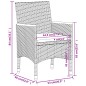 vidaXL 5-tlg. Garten-Lounge-Set Poly Rattan Schwarz vidaXL 5-tlg. Garten-Lounge-Set Poly Rattan Schwarz