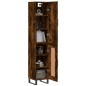 Highboard Räuchereiche 34,5x34x180 cm Holzwerkstoff Highboard Räuchereiche 34,5x34x180 cm Holzwerkstoff