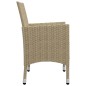 vidaXL 5-tlg. Garten-Essgruppe Beige vidaXL 5-tlg. Garten-Essgruppe Beige