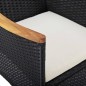 vidaXL 5-tlg. Garten-Essgruppe Schwarz vidaXL 5-tlg. Garten-Essgruppe Schwarz