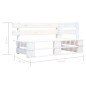 vidaXL 2-Sitzer-Palettensofa Weiß Imprägniertes Kiefernholz vidaXL 2-Sitzer-Palettensofa Weiß Imprägniertes Kiefernholz