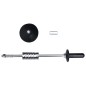 vidaXL Gleithammer mit Saugnapf 59 cm Kohlenstoffstahl vidaXL Gleithammer mit Saugnapf 59 cm Kohlenstoffstahl