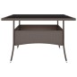 vidaXL 9-tlg. Garten-Essgruppe Poly Rattan Braun vidaXL 9-tlg. Garten-Essgruppe Poly Rattan Braun