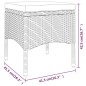 vidaXL 5-tlg. Garten-Bistro-Set Poly Rattan und Hartglas Beige vidaXL 5-tlg. Garten-Bistro-Set Poly Rattan und Hartglas Beige