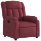vidaXL Relaxsessel Elektrisch Weinrot Stoff vidaXL Relaxsessel Elektrisch Weinrot Stoff