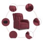 vidaXL Relaxsessel Elektrisch Weinrot Stoff vidaXL Relaxsessel Elektrisch Weinrot Stoff