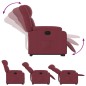 vidaXL Relaxsessel mit Aufstehhilfe Weinrot Stoff vidaXL Relaxsessel mit Aufstehhilfe Weinrot Stoff