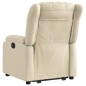 vidaXL Relaxsessel mit Aufstehhilfe Creme Stoff vidaXL Relaxsessel mit Aufstehhilfe Creme Stoff
