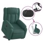 vidaXL Relaxsessel mit Aufstehhilfe Elektrisch Dunkelgrün Stoff vidaXL Relaxsessel mit Aufstehhilfe Elektrisch Dunkelgrün Stoff