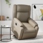 vidaXL Relaxsessel mit Aufstehhilfe Elektrisch Cappuccino Kunstleder vidaXL Relaxsessel mit Aufstehhilfe Elektrisch Cappuccino Kunstleder