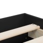 vidaXL Bettgestell mit Schubladen Schwarz 200x200 cm Holzwerkstoff vidaXL Bettgestell mit Schubladen Schwarz 200x200 cm Holzwerkstoff