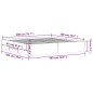 vidaXL Bettgestell mit Schubladen Schwarz 200x200 cm Holzwerkstoff vidaXL Bettgestell mit Schubladen Schwarz 200x200 cm Holzwerkstoff