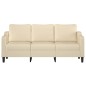 vidaXL 3-Sitzer-Sofa Creme 180 cm Stoff vidaXL 3-Sitzer-Sofa Creme 180 cm Stoff