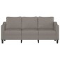 vidaXL 3-Sitzer-Sofa Taupe 180 cm Stoff vidaXL 3-Sitzer-Sofa Taupe 180 cm Stoff