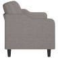 vidaXL 3-Sitzer-Sofa Taupe 180 cm Stoff vidaXL 3-Sitzer-Sofa Taupe 180 cm Stoff