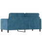 vidaXL 2-Sitzer-Sofa Blau 140 cm Samt vidaXL 2-Sitzer-Sofa Blau 140 cm Samt