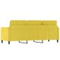 vidaXL 3-Sitzer-Sofa Gelb 180 cm Samt vidaXL 3-Sitzer-Sofa Gelb 180 cm Samt