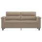 vidaXL 2-Sitzer-Sofa Taupe 140 cm Mikrofasergewebe vidaXL 2-Sitzer-Sofa Taupe 140 cm Mikrofasergewebe
