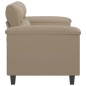 vidaXL 2-Sitzer-Sofa Taupe 140 cm Mikrofasergewebe vidaXL 2-Sitzer-Sofa Taupe 140 cm Mikrofasergewebe