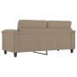 vidaXL 2-Sitzer-Sofa Taupe 140 cm Mikrofasergewebe vidaXL 2-Sitzer-Sofa Taupe 140 cm Mikrofasergewebe