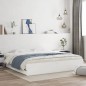vidaXL Bettgestell mit Schubladen Weiß 180x200 cm Holzwerkstoff vidaXL Bettgestell mit Schubladen Weiß 180x200 cm Holzwerkstoff