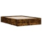 vidaXL Bettgestell mit Schubladen Räuchereiche 120x200cm Holzwerkstoff vidaXL Bettgestell mit Schubladen Räuchereiche 120x200cm Holzwerkstoff