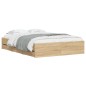 vidaXL Bettgestell mit Schubladen Sonoma-Eiche 120x190cm Holzwerkstoff vidaXL Bettgestell mit Schubladen Sonoma-Eiche 120x190cm Holzwerkstoff