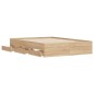 vidaXL Bettgestell mit Schubladen Sonoma-Eiche 120x190cm Holzwerkstoff vidaXL Bettgestell mit Schubladen Sonoma-Eiche 120x190cm Holzwerkstoff