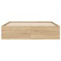vidaXL Bettgestell mit Schubladen Sonoma-Eiche 120x190cm Holzwerkstoff vidaXL Bettgestell mit Schubladen Sonoma-Eiche 120x190cm Holzwerkstoff