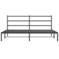 vidaXL Bettgestell mit Kopfteil Metall Schwarz 180x200 cm vidaXL Bettgestell mit Kopfteil Metall Schwarz 180x200 cm